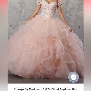 Vicanza By Mori lee Dress Size 2 with corest or zipper backing